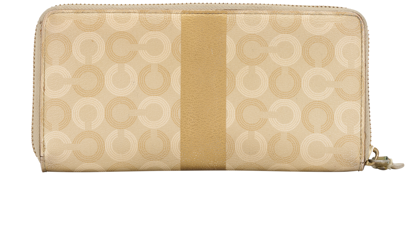 Coach Continental Long Wallet, &pound;40, Accessories, Gold, Leather, Back view